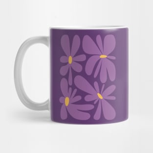 Lilac Flowers Abstract Mug